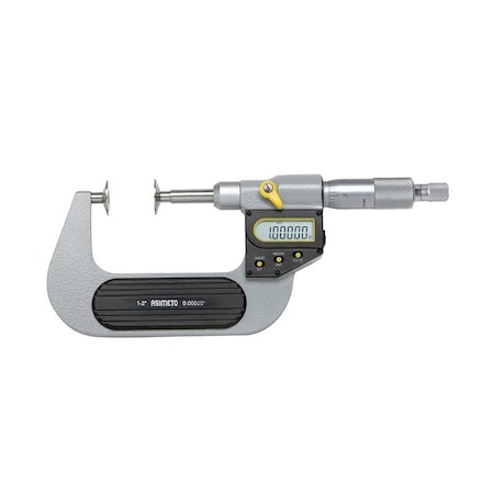 Asimeto 2-3"/50-75mm x 0.00005"/0.001mm Asimeto Digital Disc Micrometer 7145031